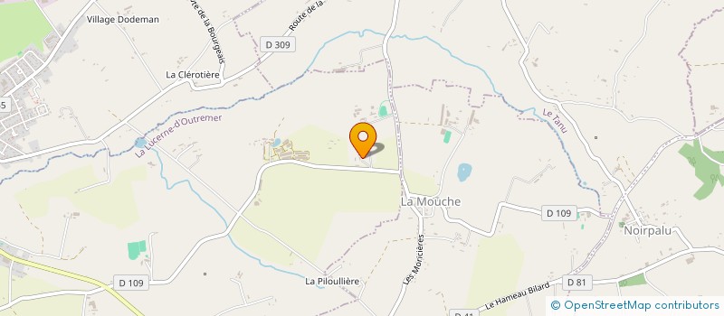 localisation de l'entreprise ROBERT-LEFRANC  LA LUCERNE-D'OUTREMER