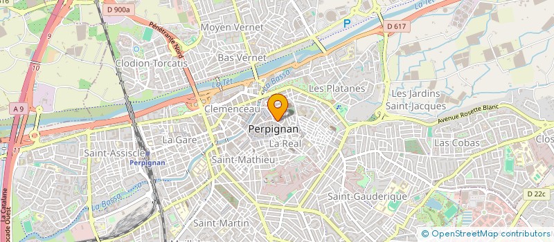 localisation de l'entreprise ROBERT LONGUEPEE SARL à PERPIGNAN