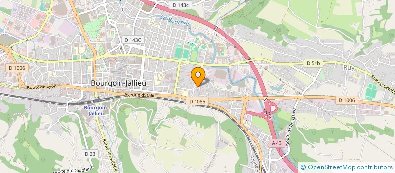 localisation de l'entreprise ROBERT MOREL à BOURGOIN-JALLIEU