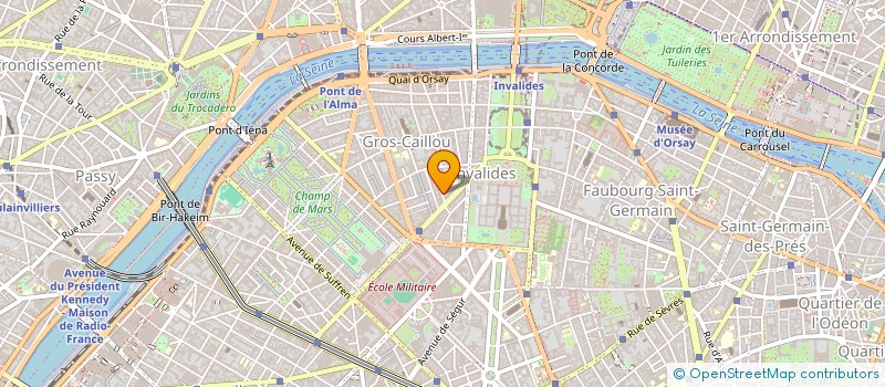 localisation de l'entreprise ROBERT & NAUDOT ASSOCIES à PARIS