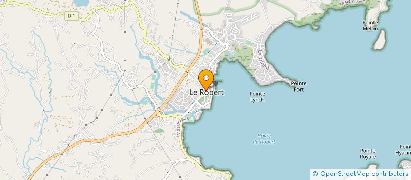 localisation de l'entreprise ROBERT OPTIC SARL à LE ROBERT