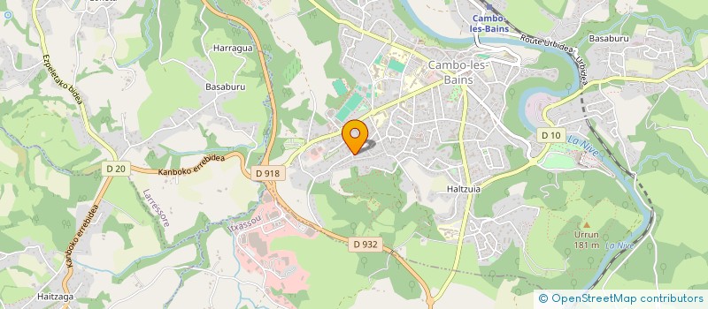 localisation de l'entreprise ROBERT PATRICK  CAMBO-LES-BAINS