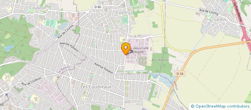 localisation de l'entreprise ROBERT RENAULT ET COMPAGNIE à COURTRY