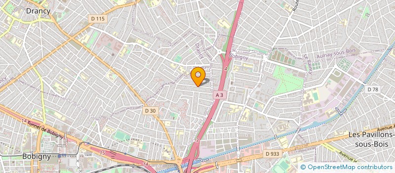 localisation de l'entreprise ROBERT RENOV  BOBIGNY