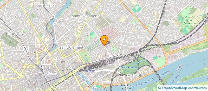 localisation de l'entreprise ROBERT RESEAU à NANTES