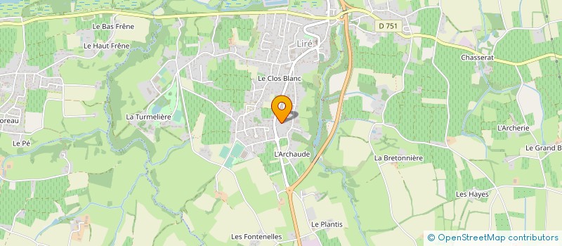 localisation de l'entreprise ROBERT & ROBERT à OREE-D'ANJOU