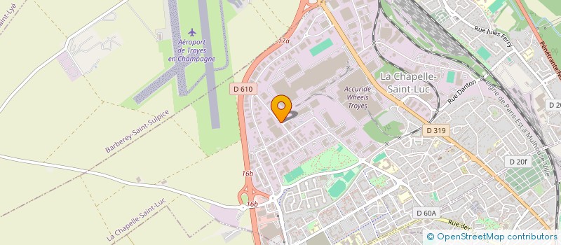 localisation de l'entreprise ROBERT SARL  LA CHAPELLE-SAINT-LUC