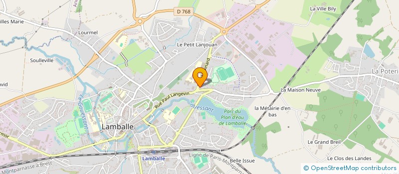 localisation de l'entreprise ROBERT SEBASTIEN  LAMBALLE-ARMOR