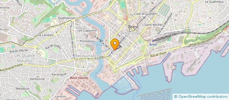 localisation de l'entreprise ROBERT-TAHER  BREST