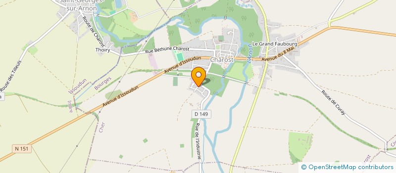 localisation de l'entreprise ROBERT-THIAIS  CHAROST