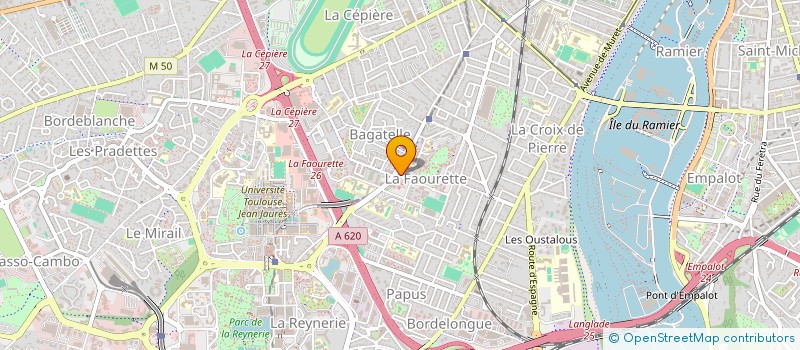 localisation de l'entreprise ROBERT-TONINI à TOULOUSE