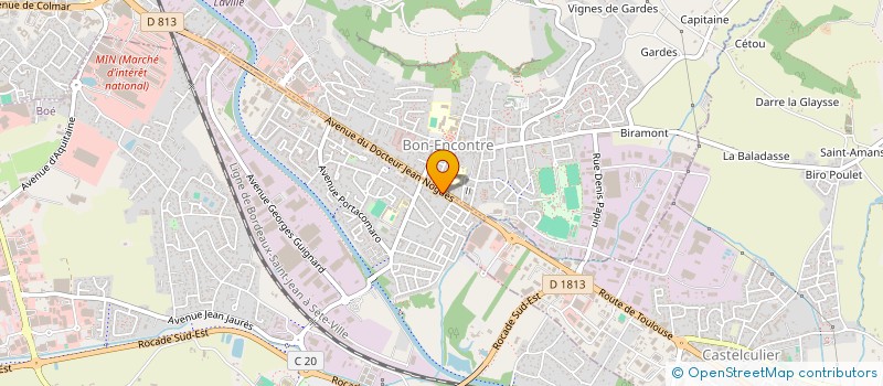 localisation de l'entreprise ROBERT TUAL  BOE