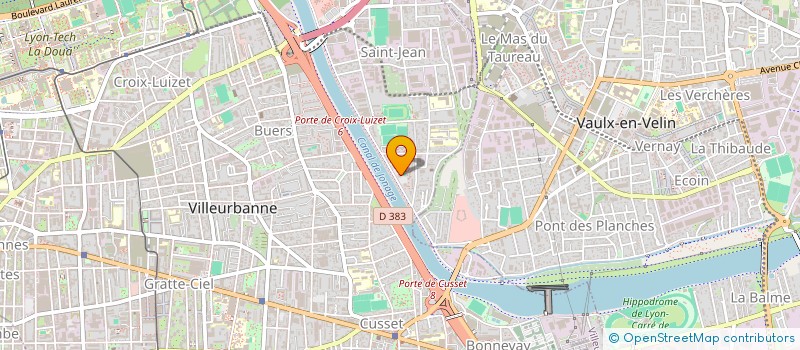 localisation de l'entreprise ROBERT VTC  VILLEURBANNE