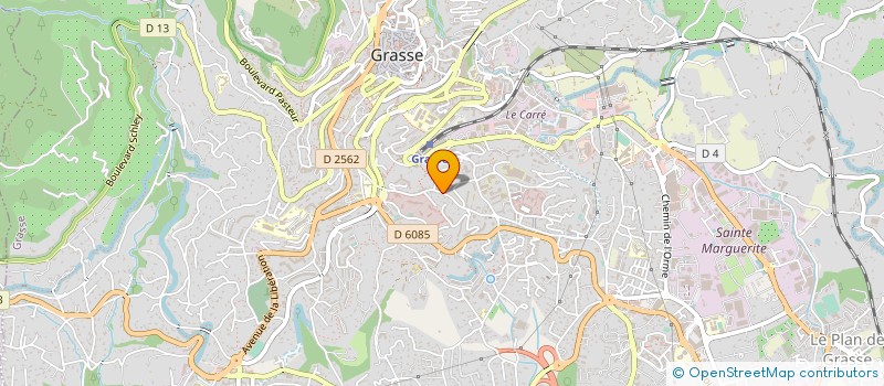 localisation de l'entreprise ROBERTET SA à GRASSE