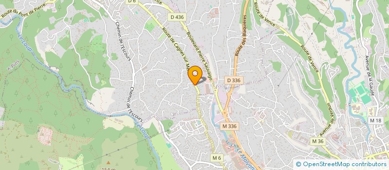 localisation de l'entreprise ROBERTIMMO  LA COLLE-SUR-LOUP