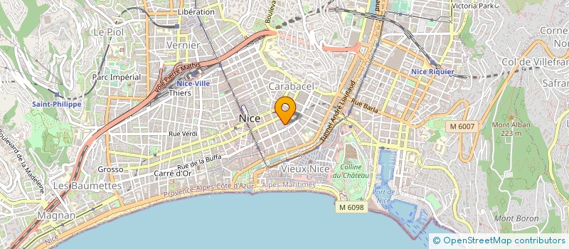 localisation de l'entreprise ROBERTIQ à NICE