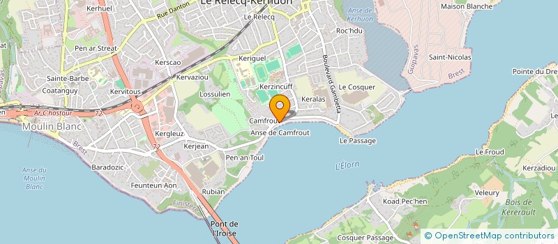 localisation de l'entreprise ROBERTO  LE RELECQ-KERHUON