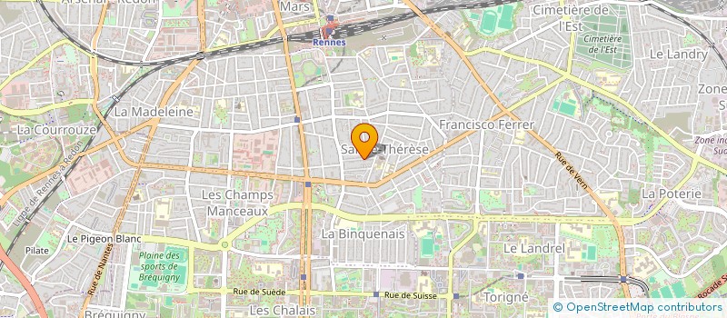 localisation de l'entreprise ROBERTO MIO PALMO  RENNES