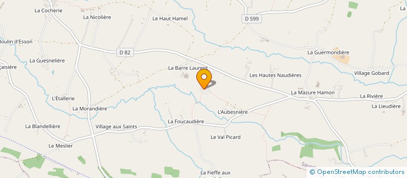 localisation de l'entreprise ROBERTS  PERRIERS-EN-BEAUFICEL