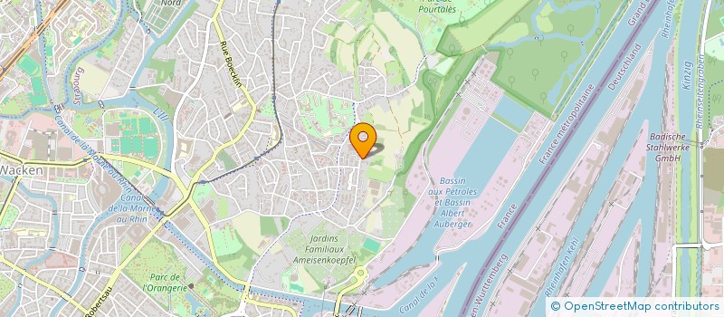 localisation de l'entreprise ROBERTSAU BASKETBALL ASSOCIATION  STRASBOURG