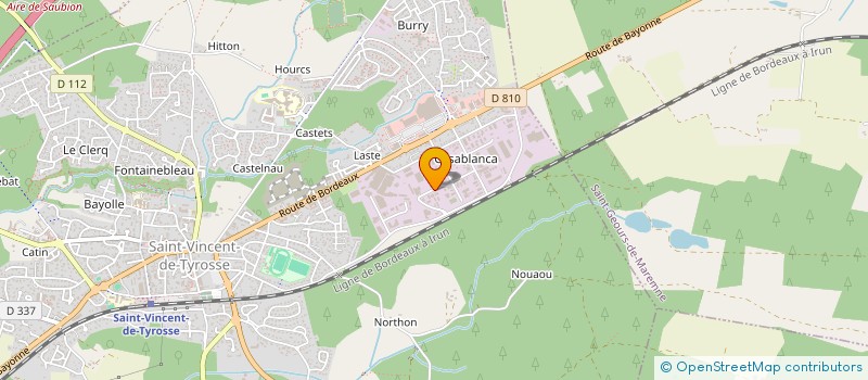 localisation de l'entreprise ROBESO  SAINT-VINCENT-DE-TYROSSE