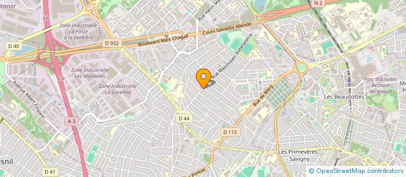 localisation de l'entreprise ROBESPIERRE  COUBRON