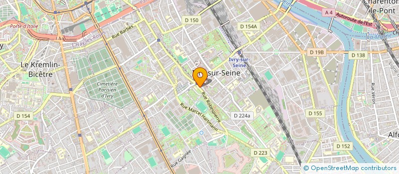 localisation de l'entreprise ROBESPIERRE NETTOYAGE à IVRY-SUR-SEINE