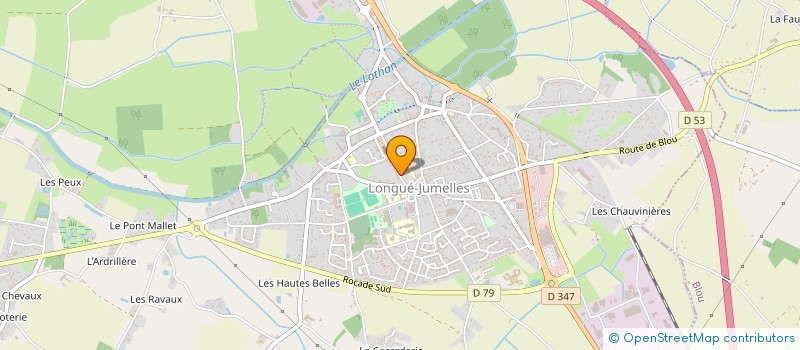 localisation de l'entreprise ROBET LA DOURIE  LONGUE-JUMELLES