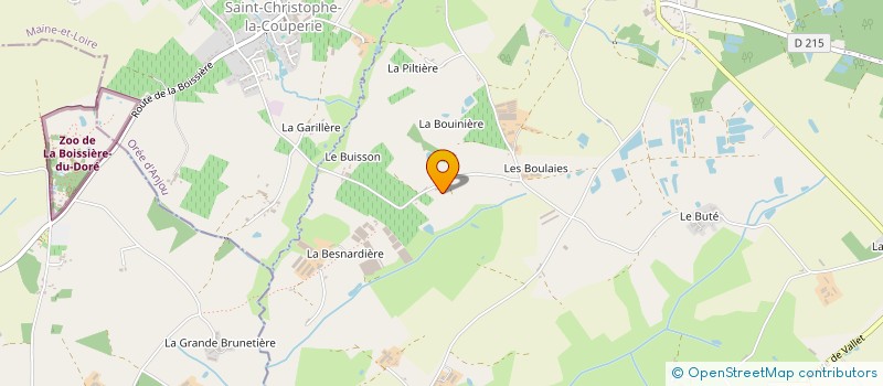 localisation de l'entreprise ROBET MACONNERIE à MONTREVAULT-SUR-EVRE
