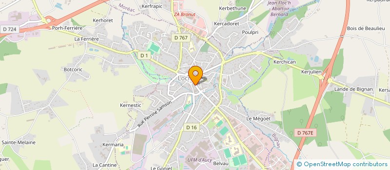 localisation de l'entreprise ROBICHET  LOCMINE