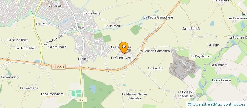 localisation de l'entreprise ROBICHON CORPORATION à LES HERBIERS