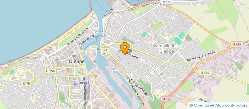 localisation de l'entreprise ROBICOLI  DIEPPE