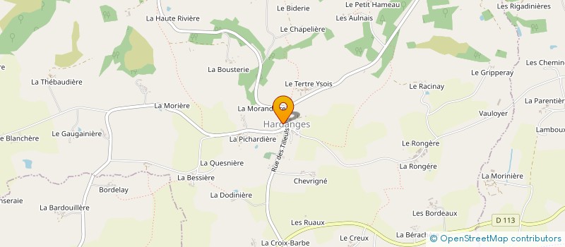 localisation de l'entreprise ROBIDAS-GUYARD  HARDANGES