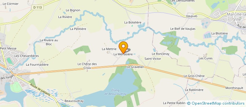 localisation de l'entreprise ROBIEUX DEMOLITION à ARON
