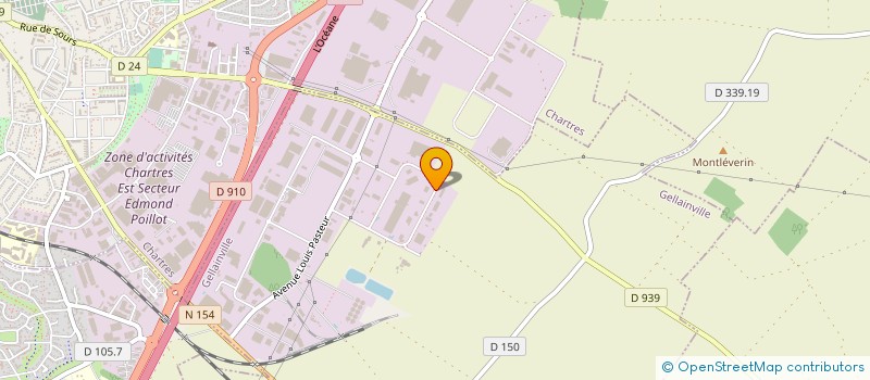 localisation de l'entreprise ROBILLARD AGENCEMENT à GELLAINVILLE