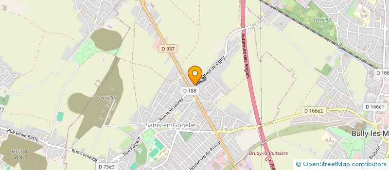 localisation de l'entreprise ROBILLARD PERE ET FILS à SAINS-EN-GOHELLE