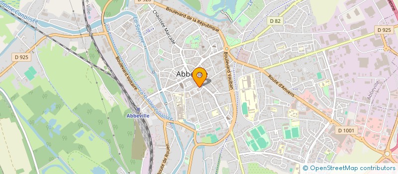 localisation de l'entreprise ROBILLARD THEVENIN à ABBEVILLE