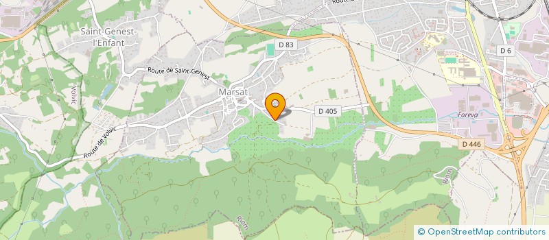localisation de l'entreprise ROBILLON BONIFACE à MARSAT