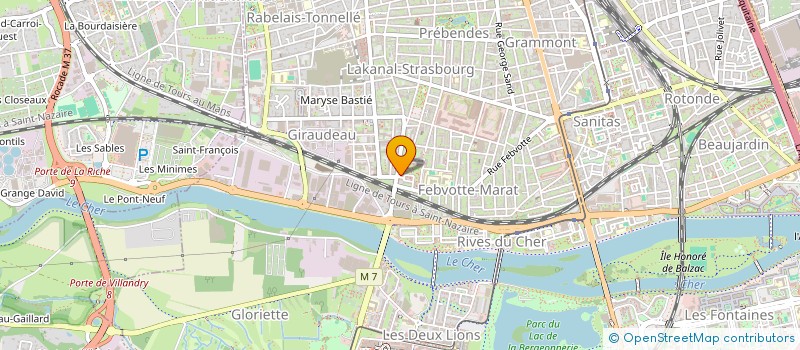 localisation de l'entreprise ROBIM  TOURS