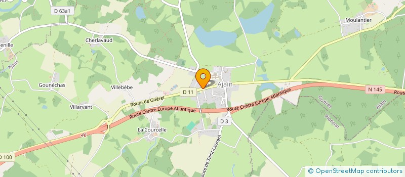 localisation de l'entreprise ROBIN 23 à AJAIN