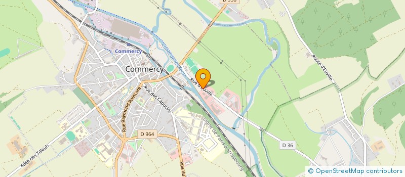 localisation de l'entreprise ROBIN  COMMERCY