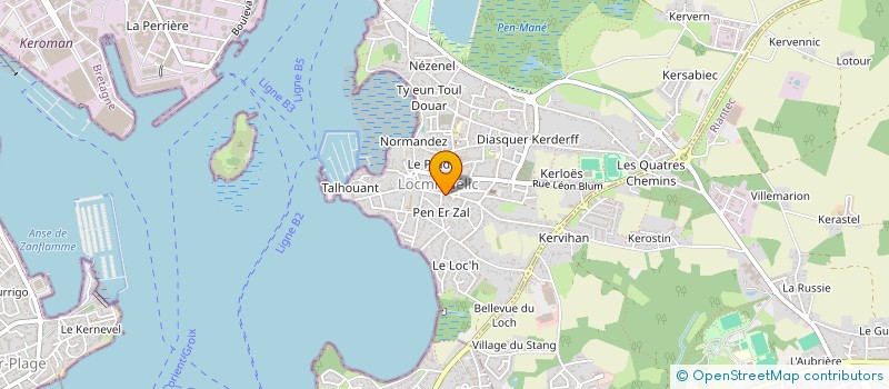 localisation de l'entreprise ROBIN  LOCMIQUELIC