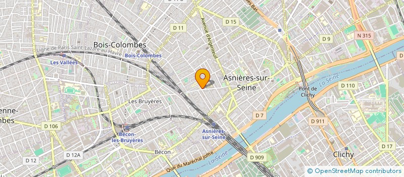 localisation de l'entreprise ROBIN à ASNIERES-SUR-SEINE