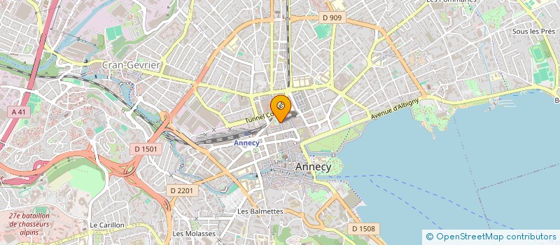localisation de l'entreprise ROBIN à ANNECY