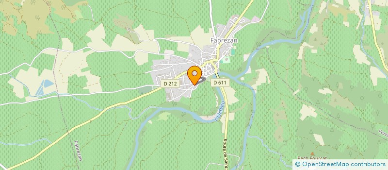 localisation de l'entreprise ROBIN  FABREZAN