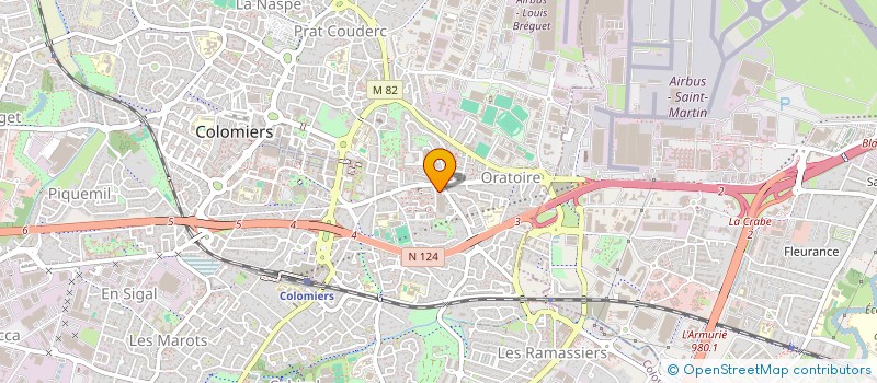 localisation de l'entreprise ROBIN A LA VIE à COLOMIERS