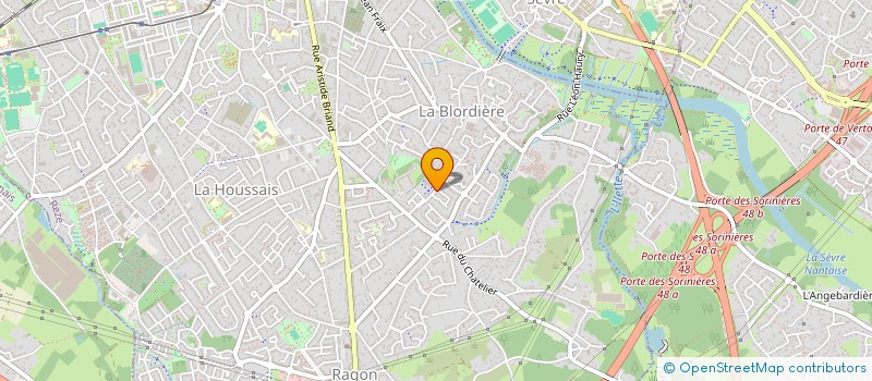 localisation de l'entreprise ROBIN BERTHELOT  REZE