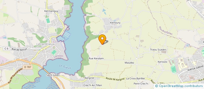 localisation de l'entreprise ROBIN-BREUZIN  PAIMPOL