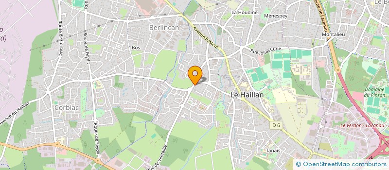 localisation de l'entreprise ROBIN-BROSSE  LE HAILLAN