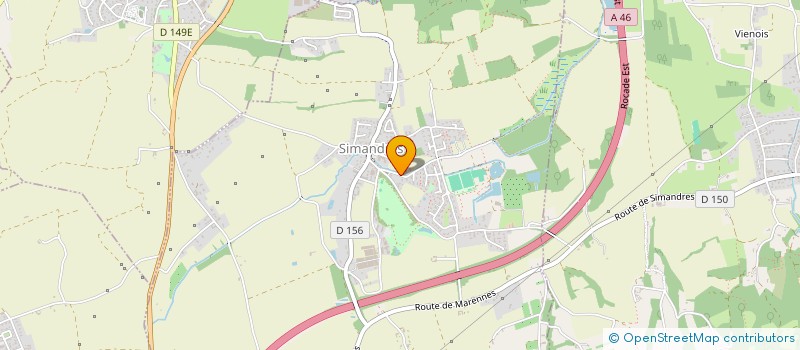 localisation de l'entreprise ROBIN-BROYER 4  SIMANDRES